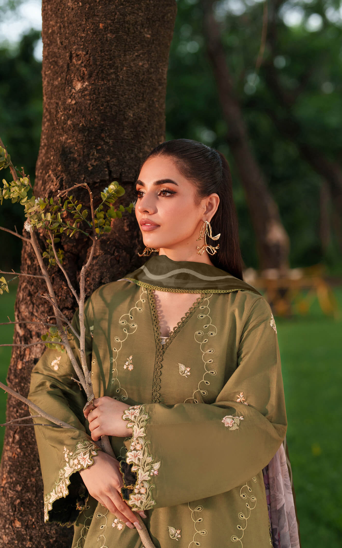 Asifa and Nabeel | Eden Cambric 25 | Gardenia Grace ECU25-09 - Official Asifa and Nabeel stockist in UK - Sakeena London
