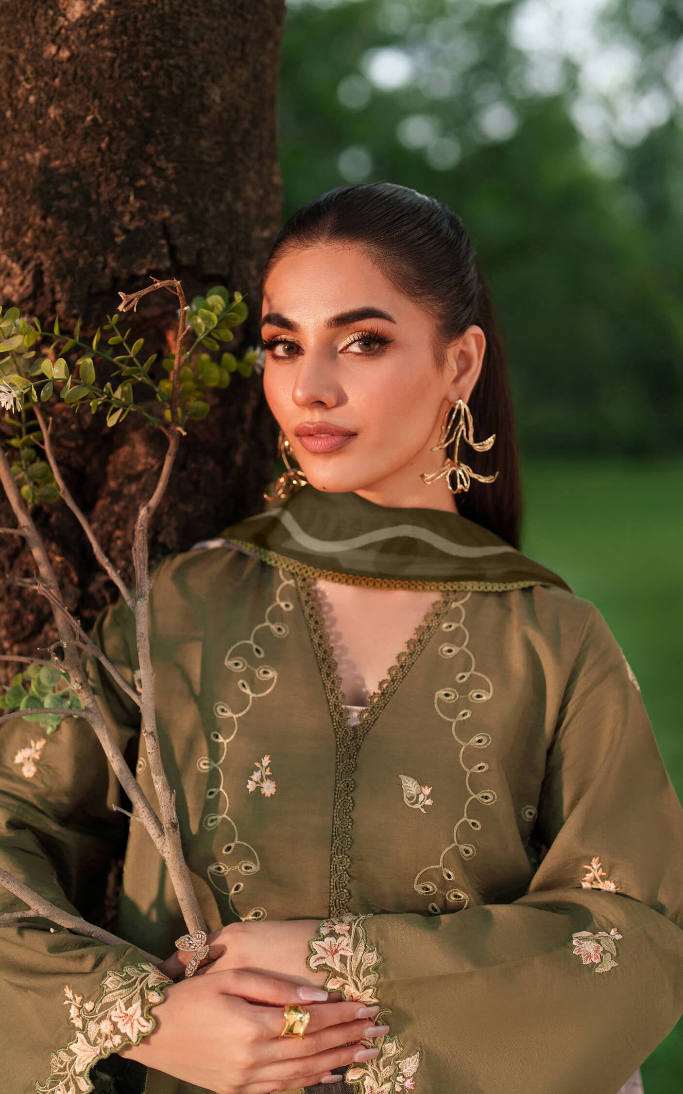 Asifa and Nabeel | Eden Cambric 25 | Gardenia Grace ECU25-09 - Official Asifa and Nabeel stockist in UK - Sakeena London