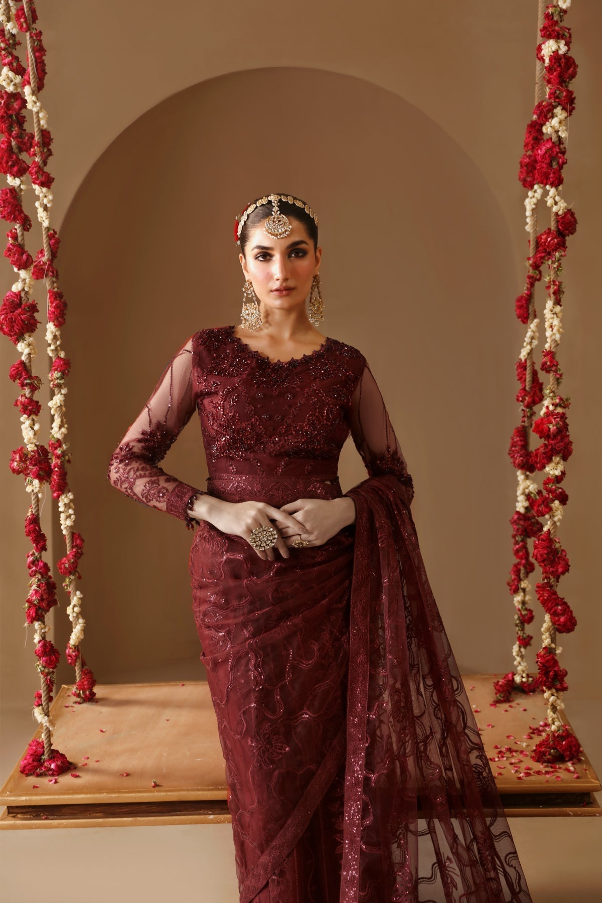 Alizeh | Reena Wedding Formals | AF-HM-4022-GULAB - Official Alizeh stockist in UK - Sakeena London