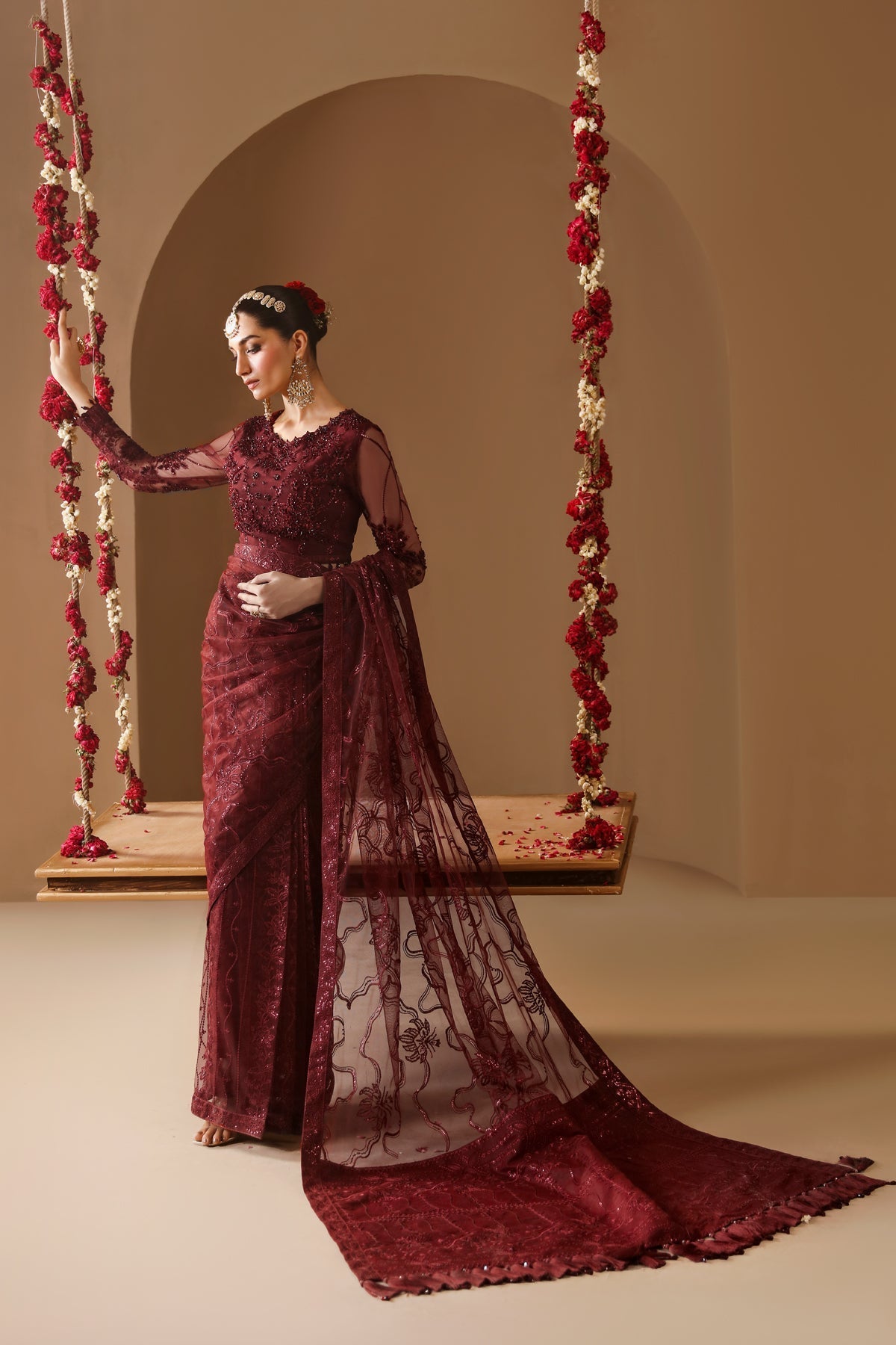 Alizeh | Reena Wedding Formals | AF-HM-4022-GULAB - Official Alizeh stockist in UK - Sakeena London