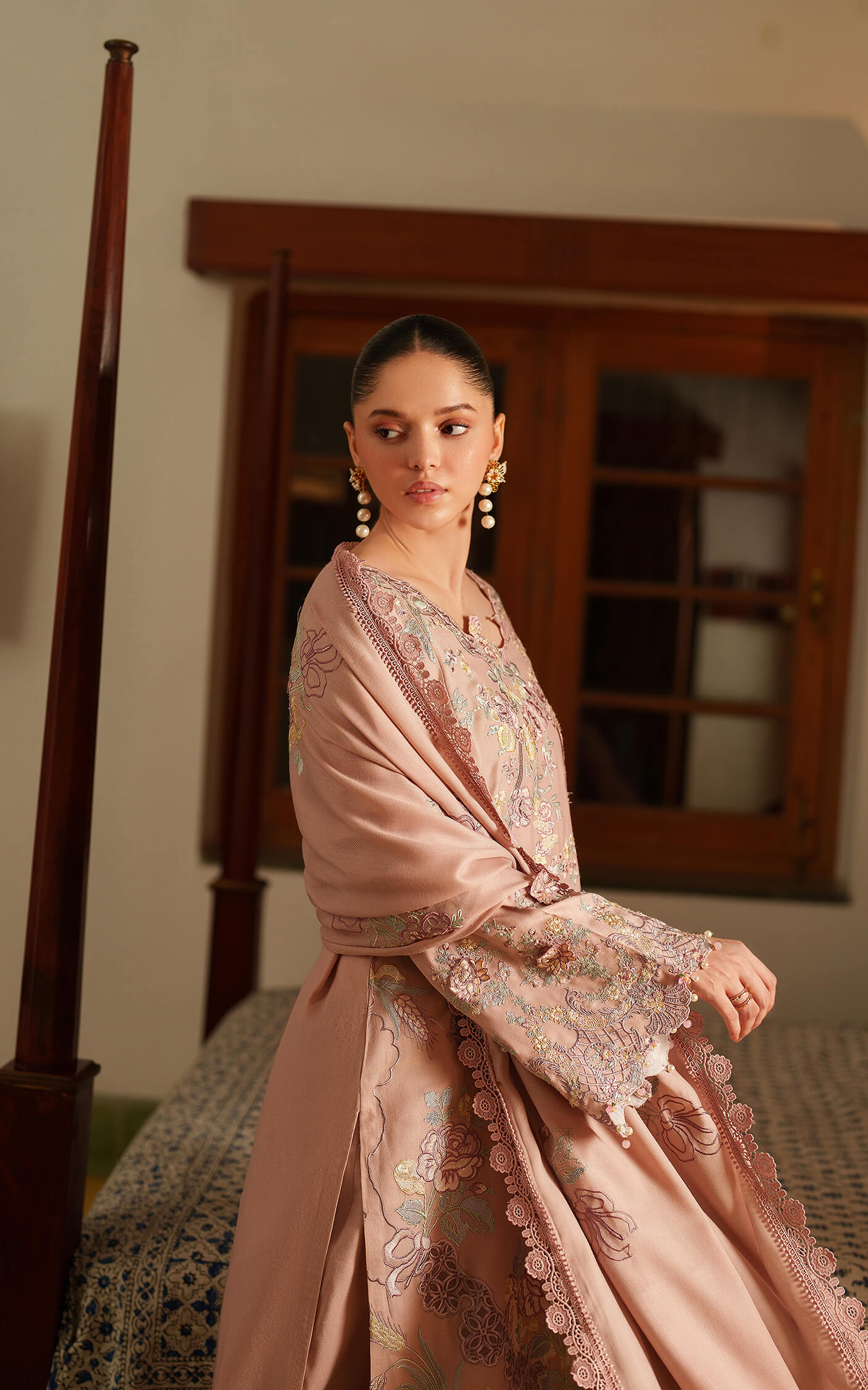 Asifa and Nabeel | Pashmina Luxe 25 | Glace LWC25-06 - Official Asifa and Nabeel stockist in UK - Sakeena London