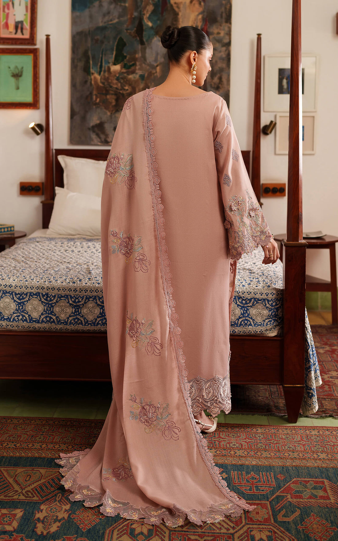 Asifa and Nabeel | Pashmina Luxe 25 | Glace LWC25-06 - Official Asifa and Nabeel stockist in UK - Sakeena London