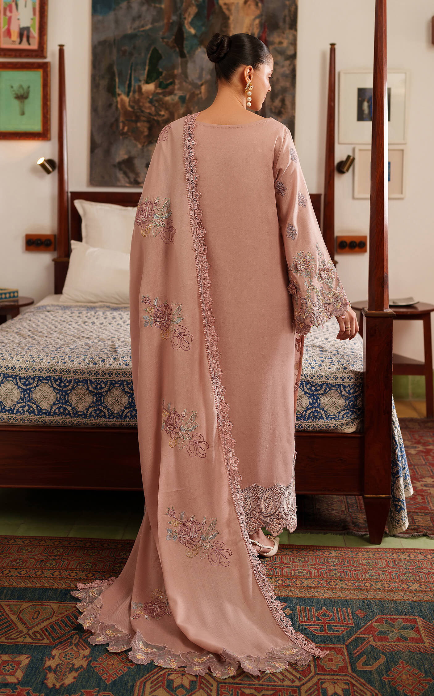 Asifa and Nabeel | Pashmina Luxe 25 | Glace LWC25-06 - Official Asifa and Nabeel stockist in UK - Sakeena London