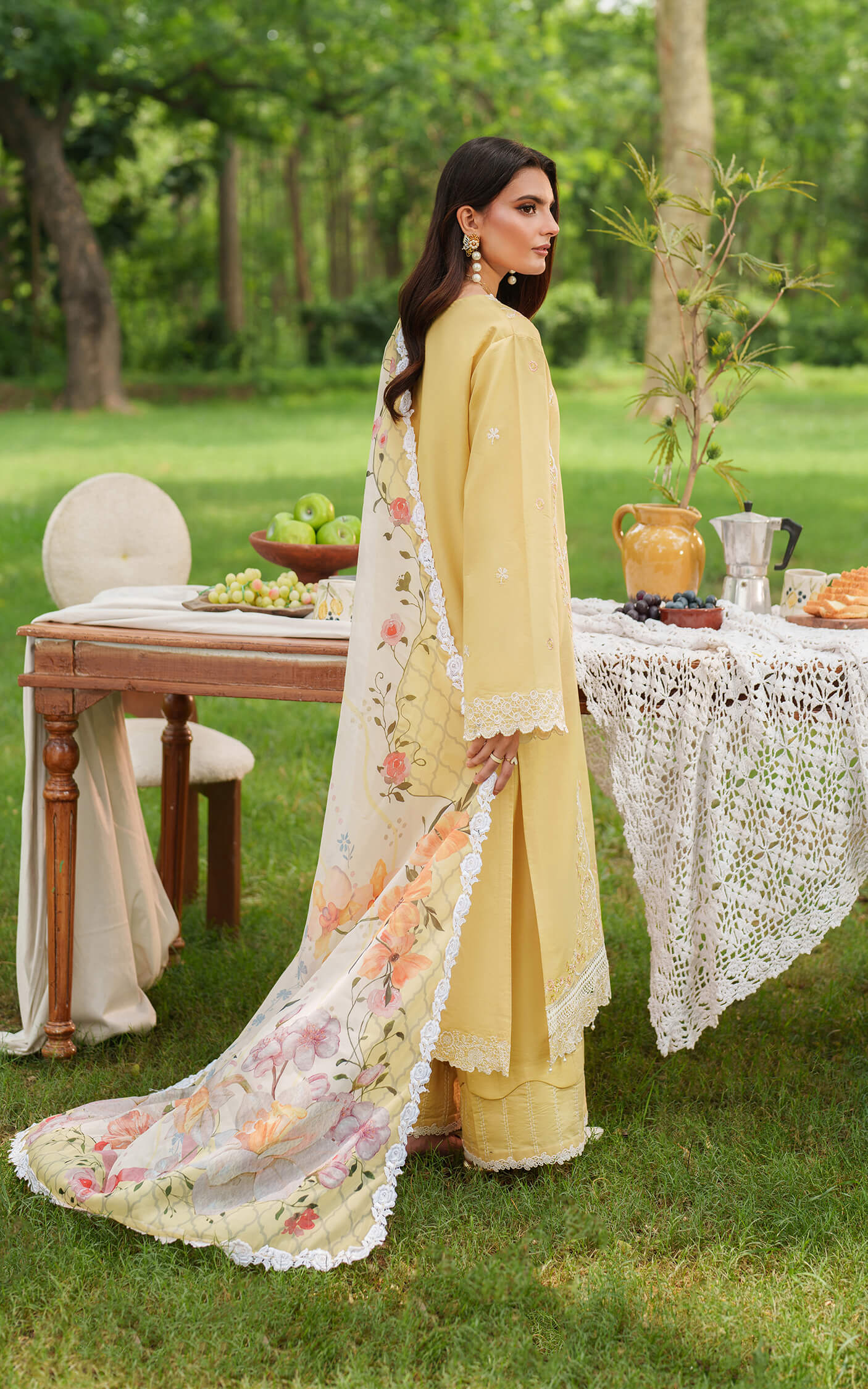 Asifa and Nabeel | Eden Cambric 25 | Golden Dust ECU25-10 - Official Asifa and Nabeel stockist in UK - Sakeena London