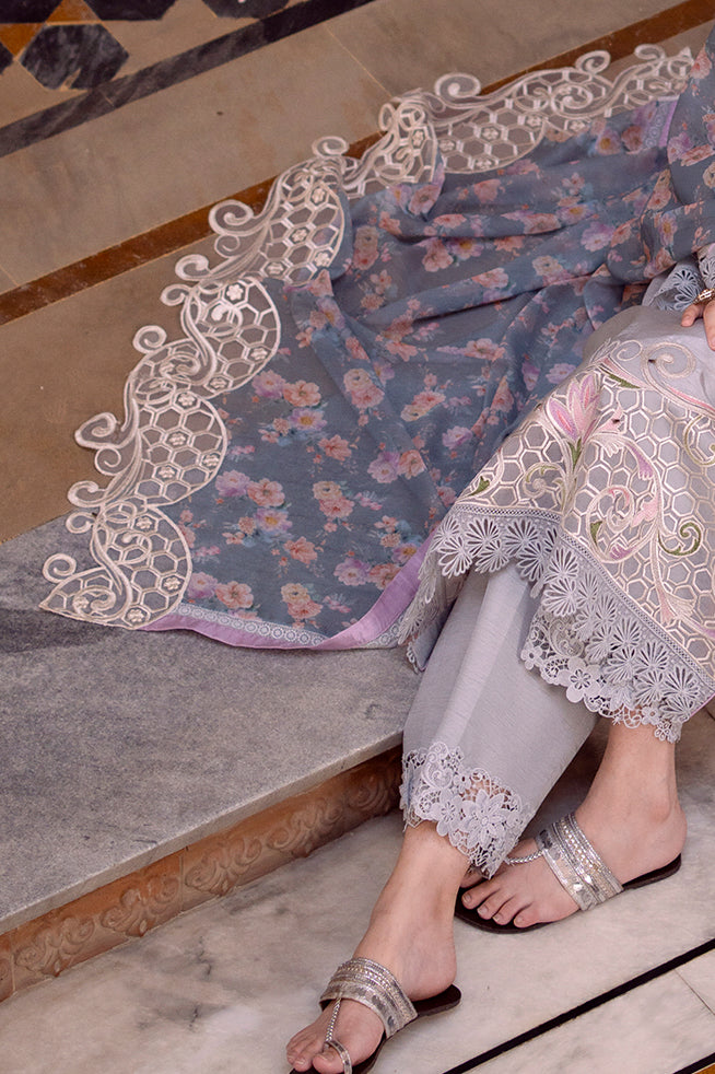 Fozia Khalid | Kahani Silk Luxury Dresses | Yasmeen - Official Fozia Khalid stockist in UK - Sakeena London