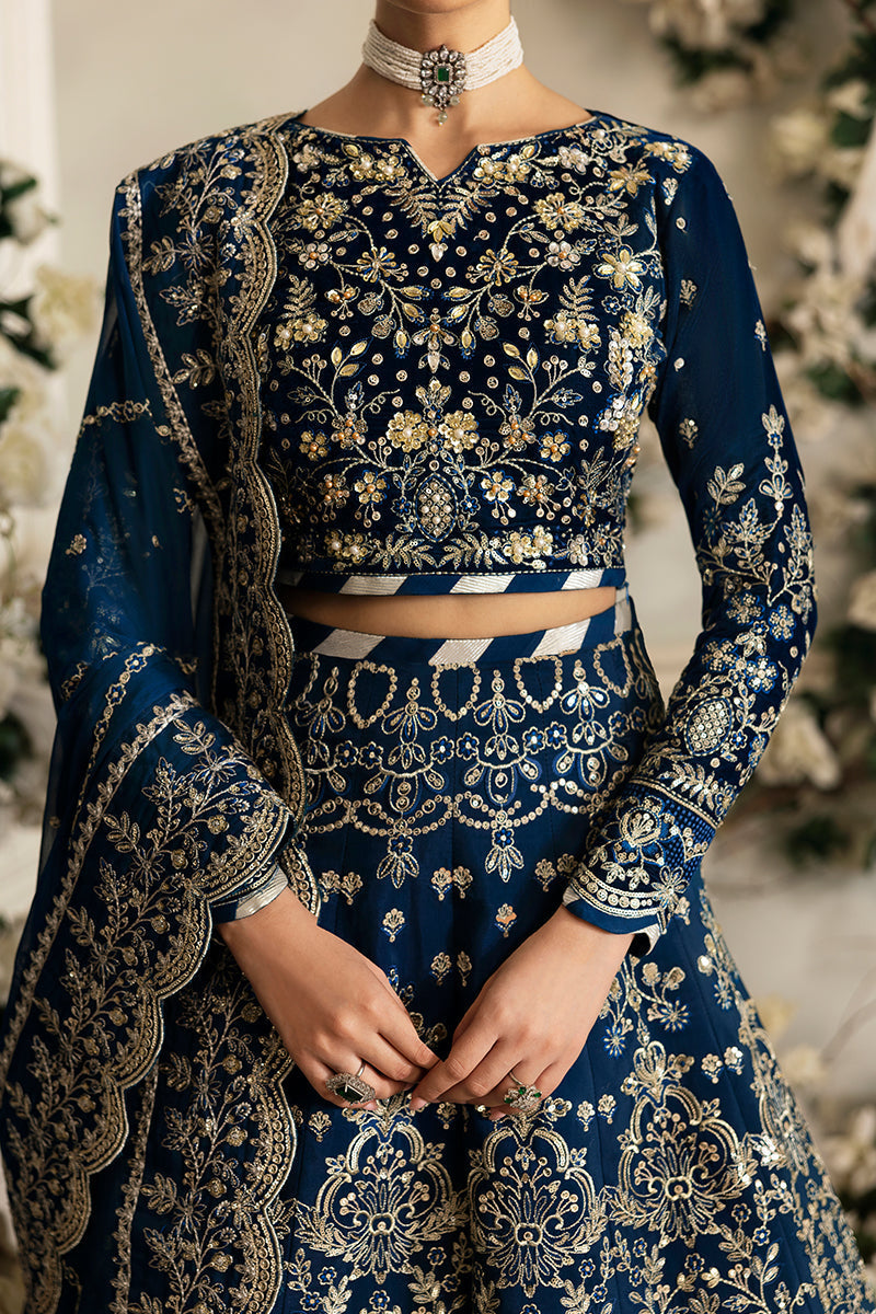 Gulaal | Celeste Velvet 24 | Haze - Official Gulaal stockist in UK - Sakeena London