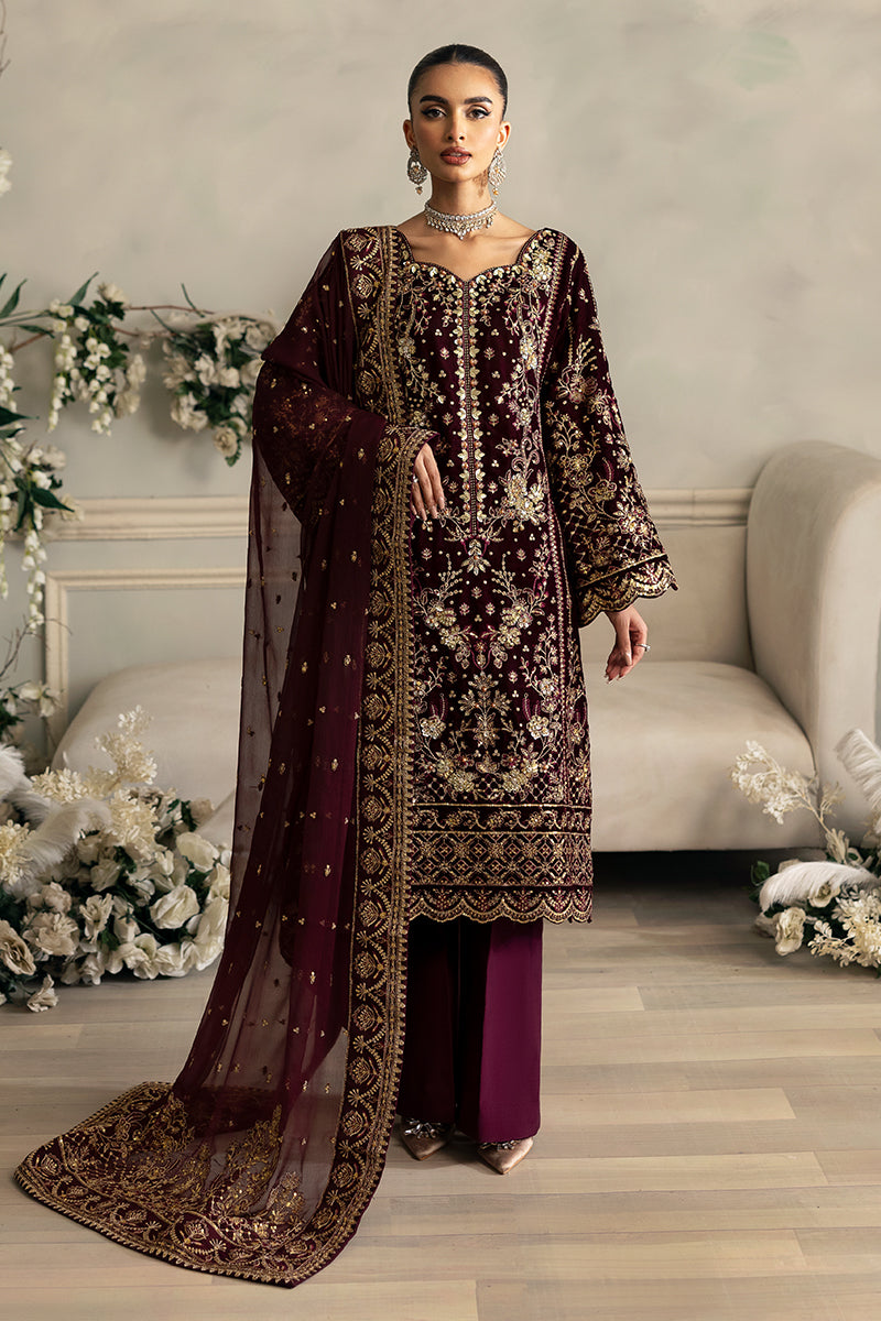 Gulaal | Celeste Velvet 24 | Ember - Official Gulaal stockist in UK - Sakeena London