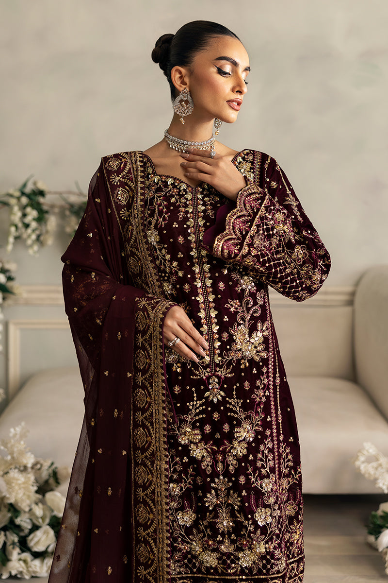 Gulaal | Celeste Velvet 24 | Ember - Official Gulaal stockist in UK - Sakeena London