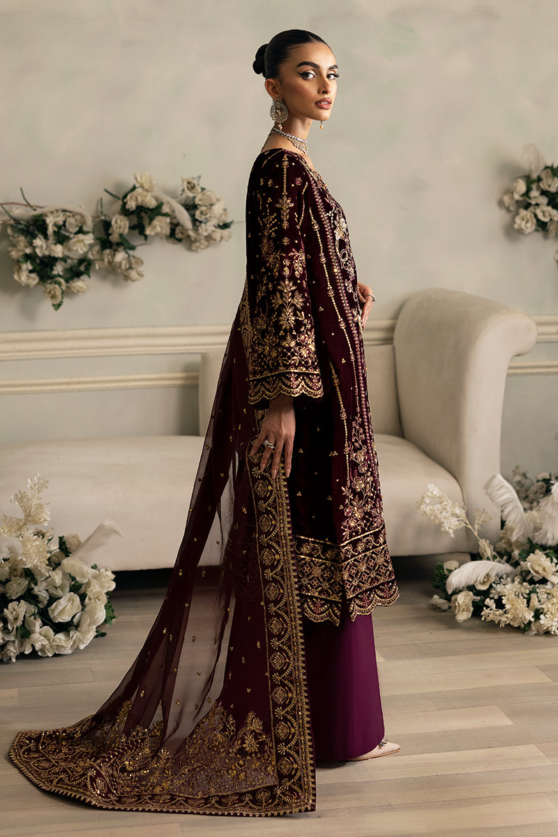 Gulaal | Celeste Velvet 24 | Ember - Official Gulaal stockist in UK - Sakeena London