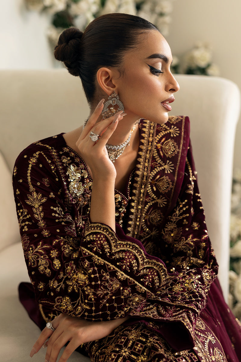 Gulaal | Celeste Velvet 24 | Ember - Official Gulaal stockist in UK - Sakeena London