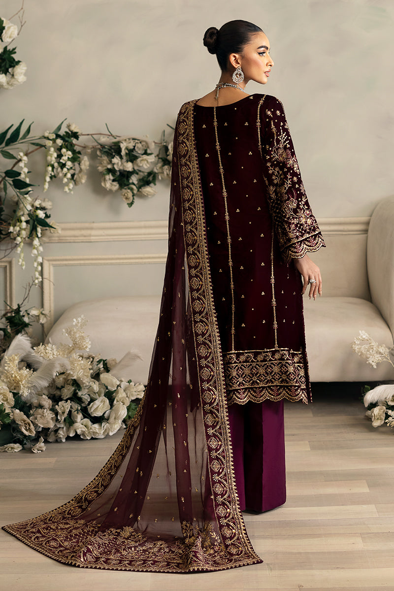 Gulaal | Celeste Velvet 24 | Ember - Official Gulaal stockist in UK - Sakeena London
