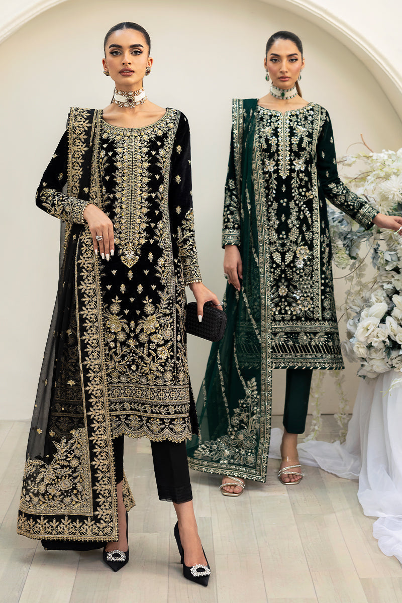Gulaal | Celeste Velvet 24 | Eden - Official Gulaal stockist in UK - Sakeena London