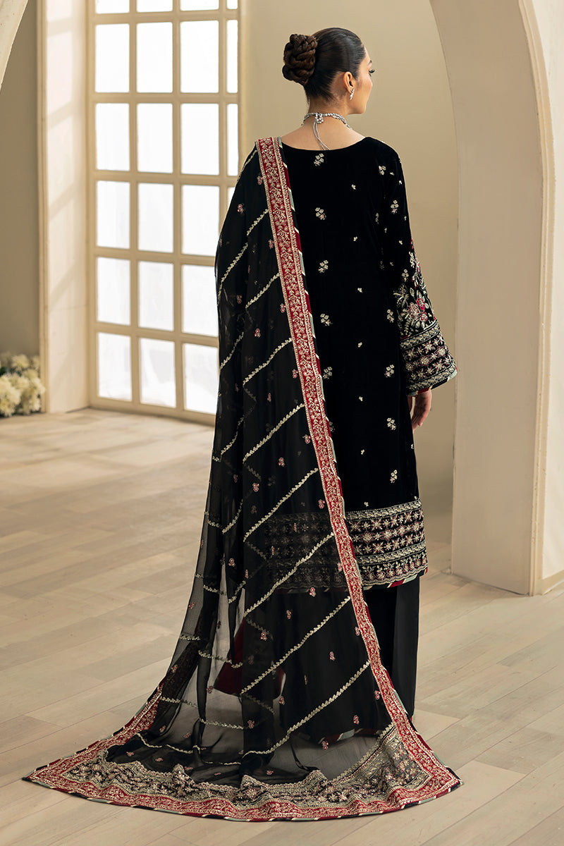 Gulaal | Celeste Velvet 24 | Raven - Official Gulaal stockist in UK - Sakeena London