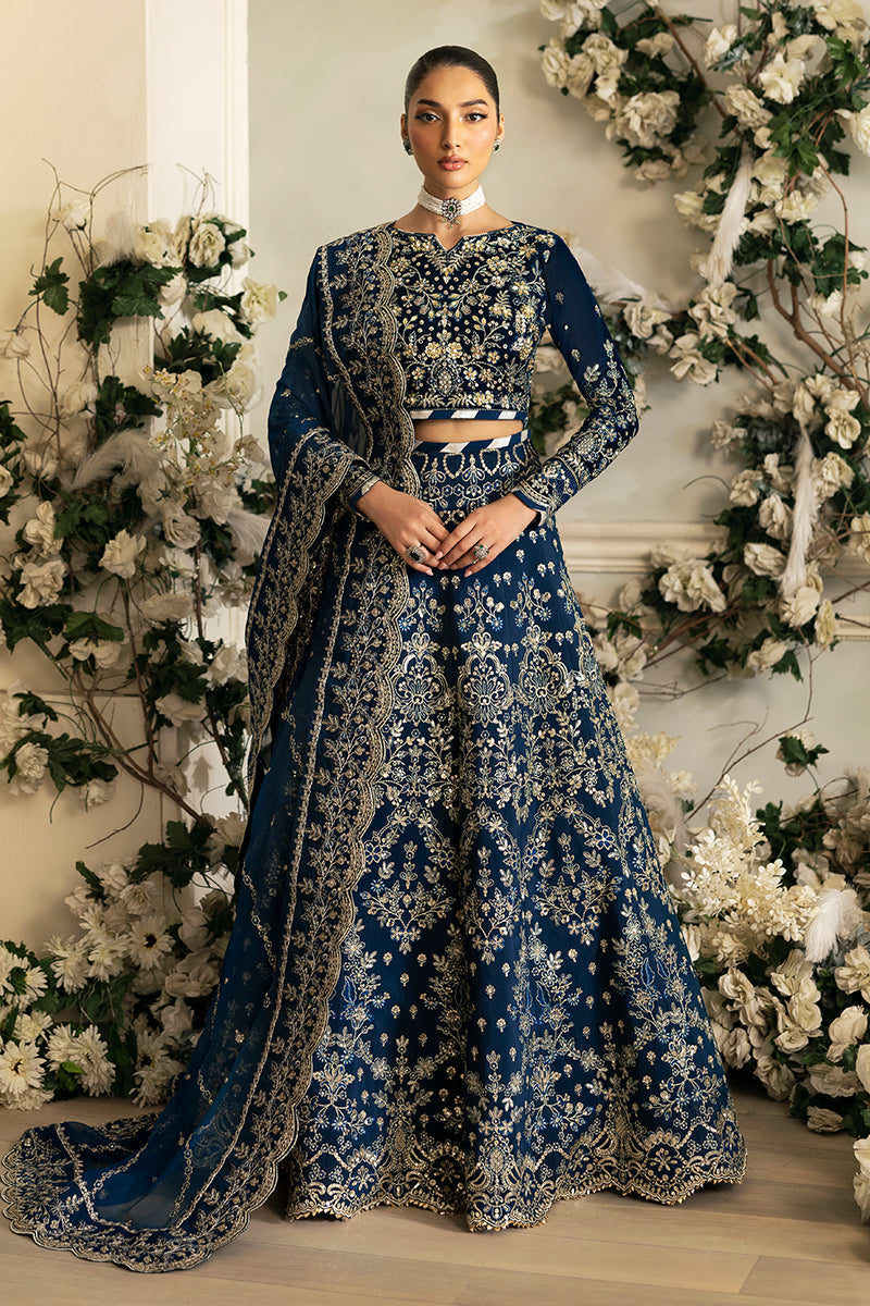 Gulaal | Celeste Velvet 24 | Haze - Official Gulaal stockist in UK - Sakeena London