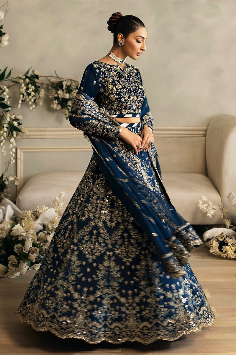Gulaal | Celeste Velvet 24 | Haze - Official Gulaal stockist in UK - Sakeena London