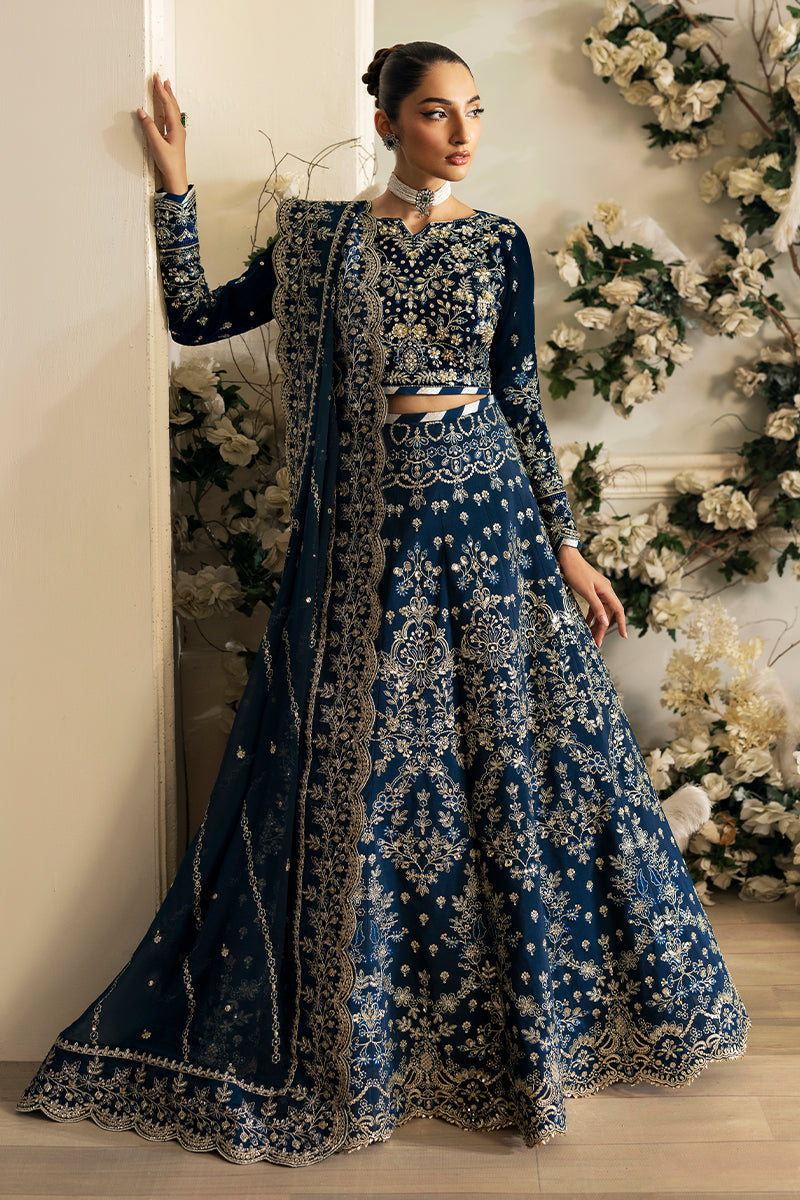 Gulaal | Celeste Velvet 24 | Haze - Official Gulaal stockist in UK - Sakeena London