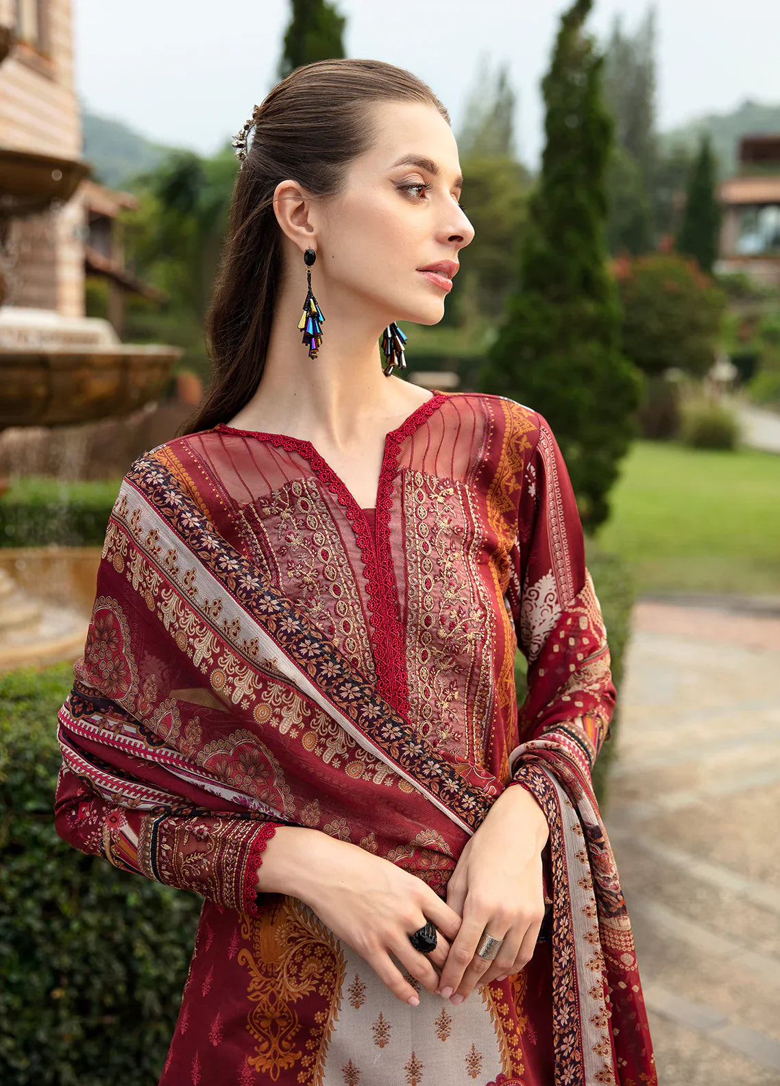 Gulaal | Springtime Ballet | AMARYLLIS (GL-L-24V1-09) - Official Gulaal stockist in UK - Sakeena London