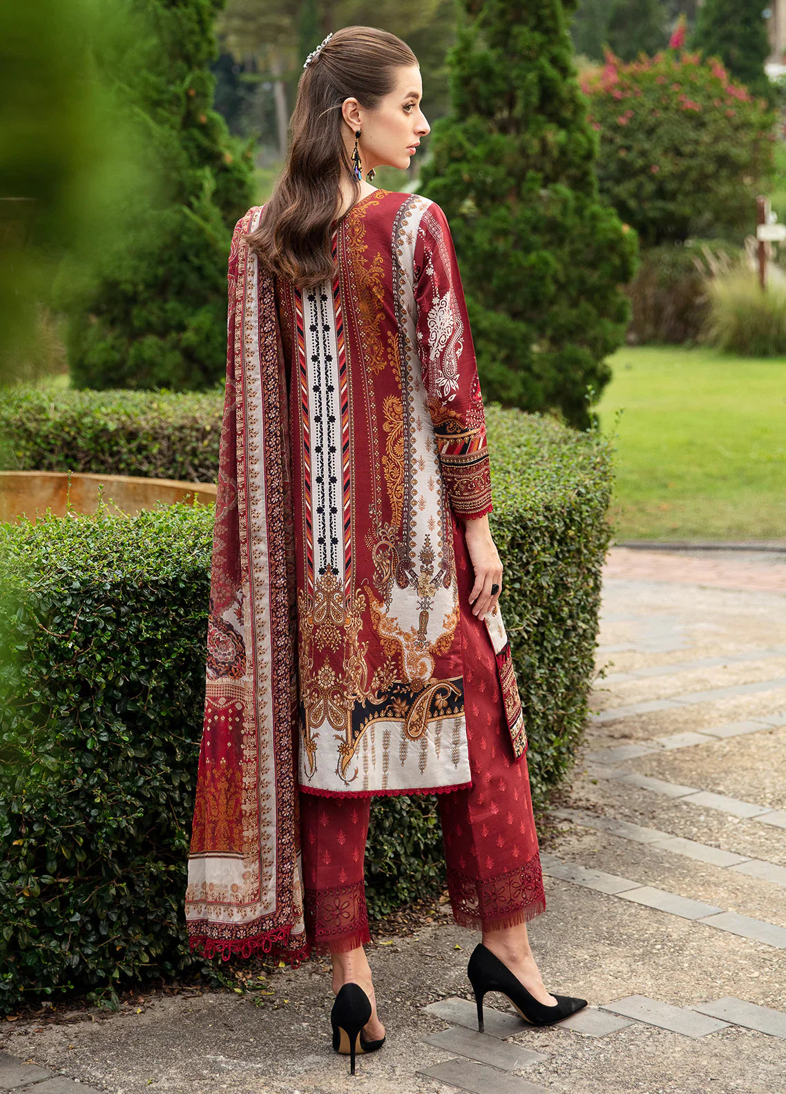 Gulaal | Springtime Ballet | AMARYLLIS (GL-L-24V1-09) - Official Gulaal stockist in UK - Sakeena London