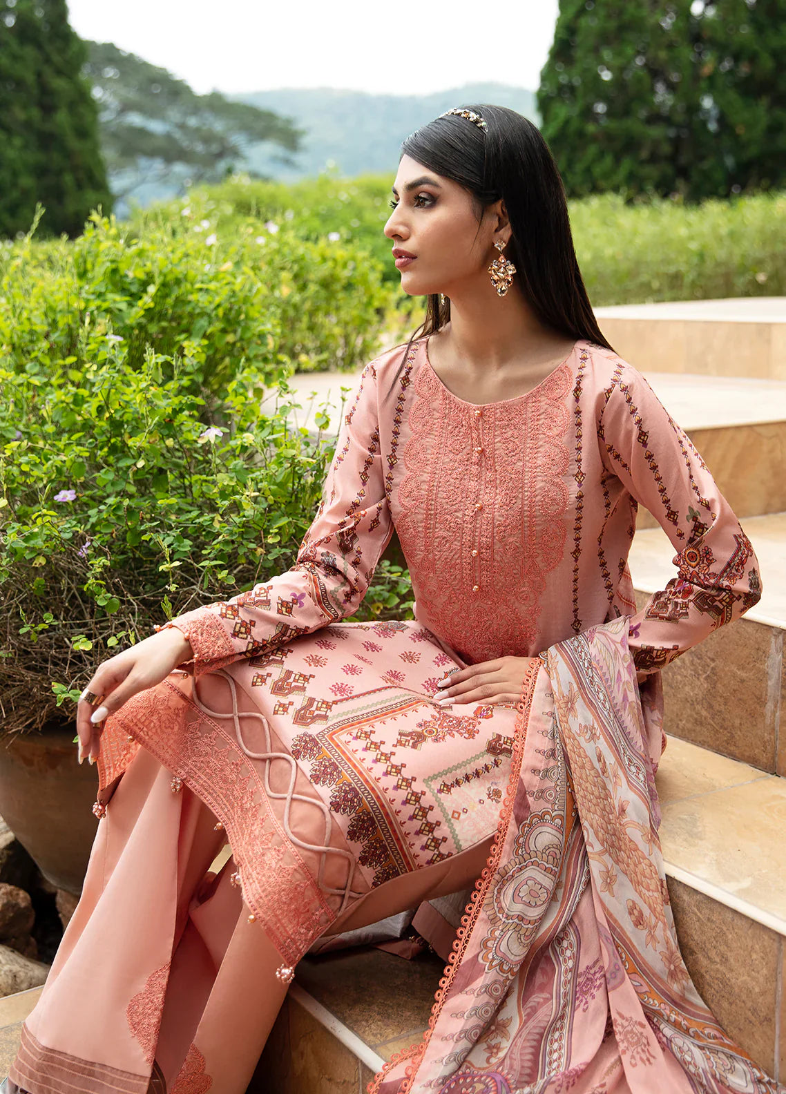 Gulaal | Springtime Ballet | HESTIA (GL-L-24V1-12) - Official Gulaal stockist in UK - Sakeena London