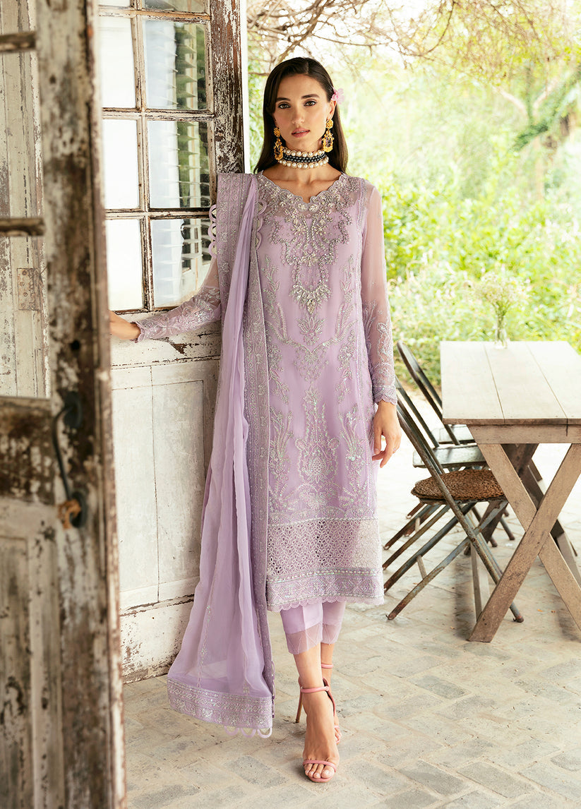 Gulaal | Embroidered Chiffon Eid Collection | VIOLA - Official Gulaal stockist in UK - Sakeena London