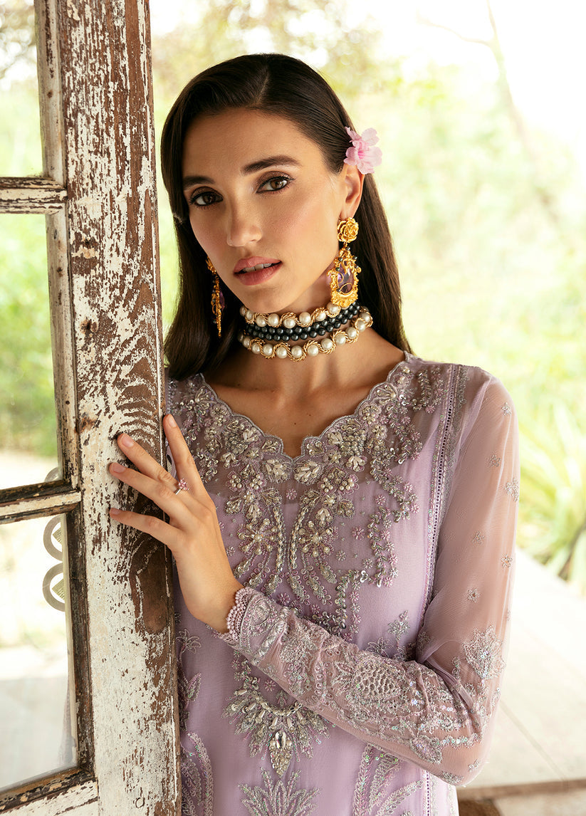 Gulaal | Embroidered Chiffon Eid Collection | VIOLA - Official Gulaal stockist in UK - Sakeena London