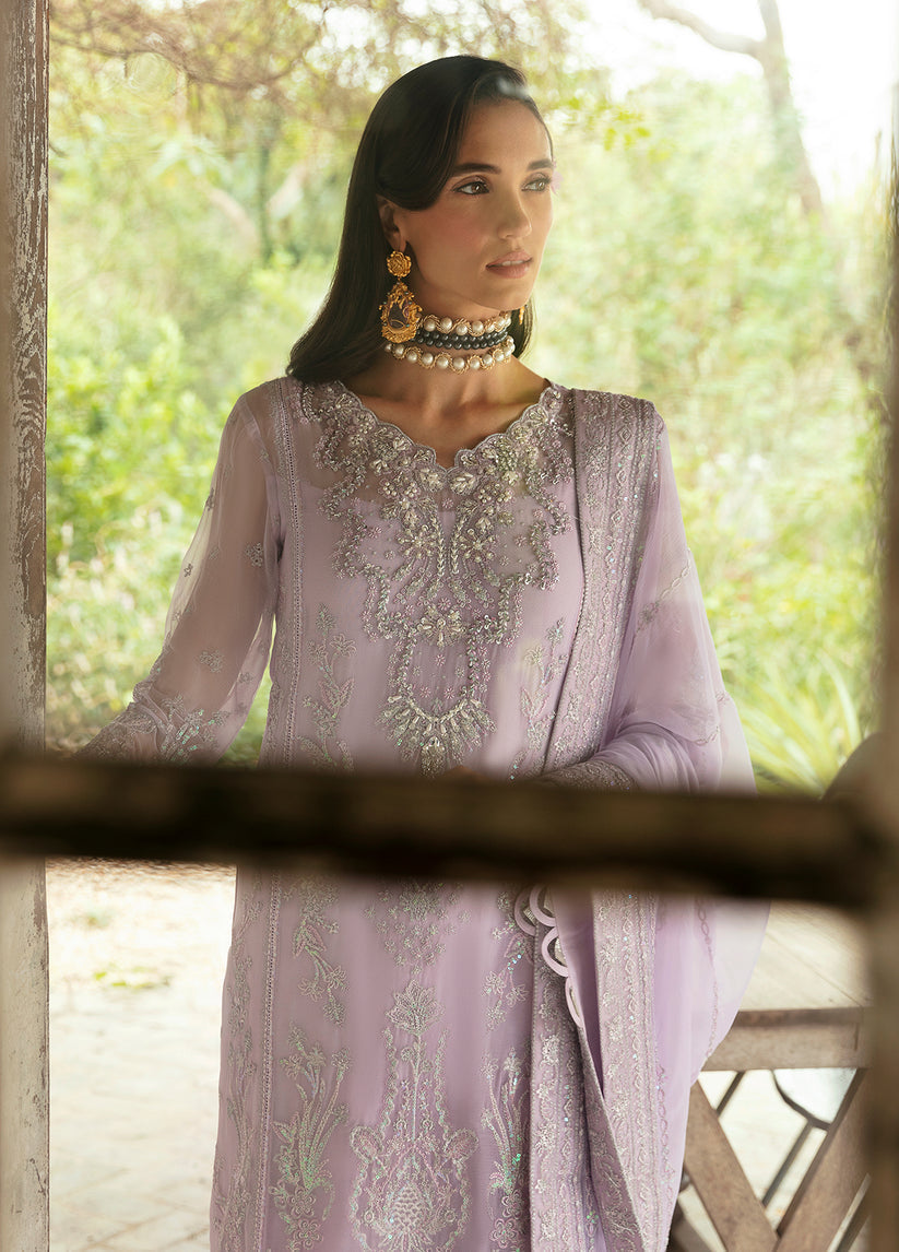 Gulaal | Embroidered Chiffon Eid Collection | VIOLA - Official Gulaal stockist in UK - Sakeena London