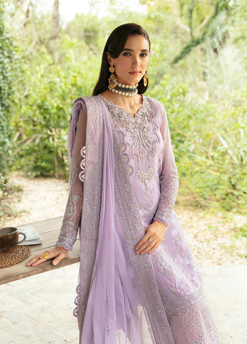 Gulaal | Embroidered Chiffon Eid Collection | VIOLA - Official Gulaal stockist in UK - Sakeena London