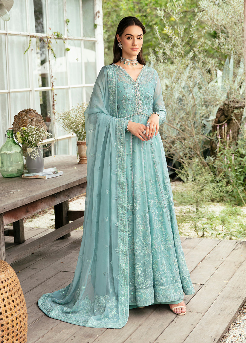 Gulaal | Embroidered Chiffon Eid Collection | IVERIA - Official Gulaal stockist in UK - Sakeena London