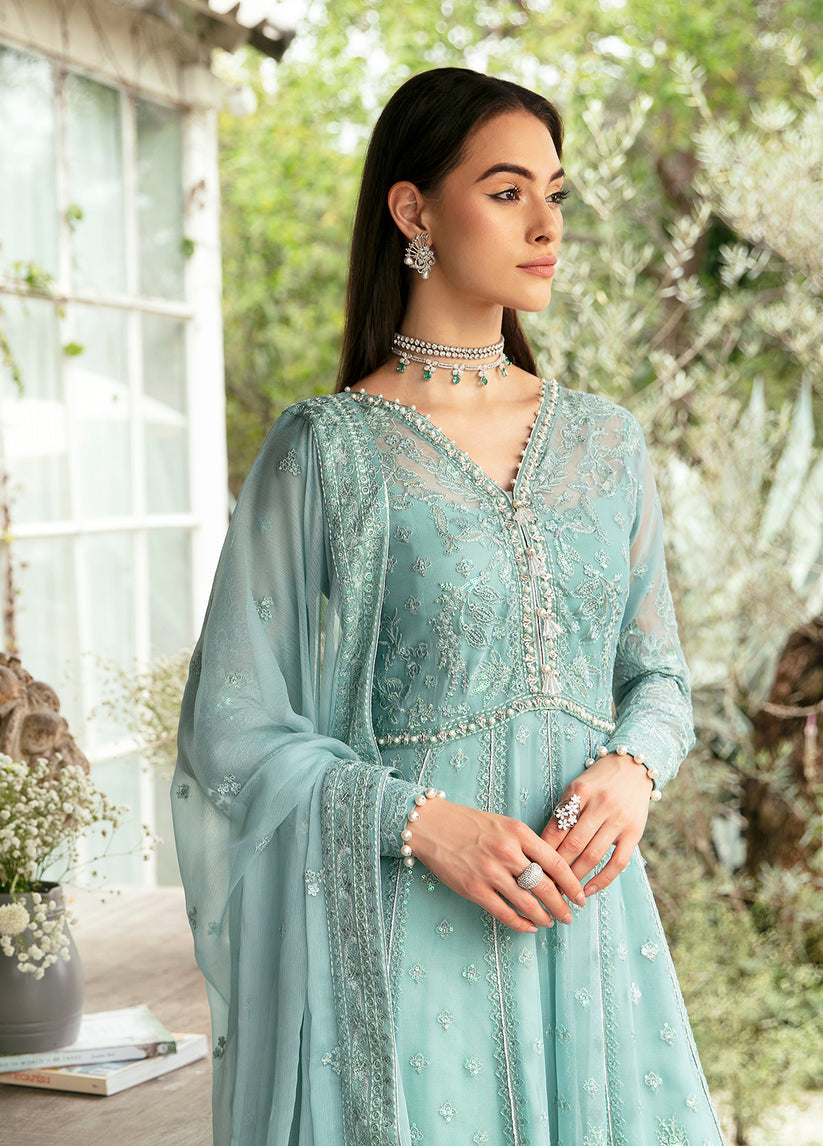 Gulaal | Embroidered Chiffon Eid Collection | IVERIA - Official Gulaal stockist in UK - Sakeena London