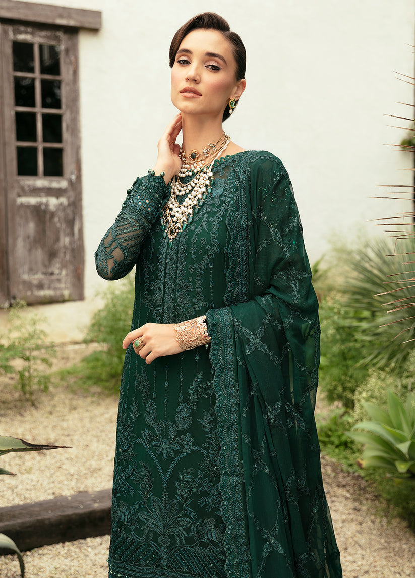 Gulaal | Embroidered Chiffon Eid Collection | CASSIA - Official Gulaal stockist in UK - Sakeena London