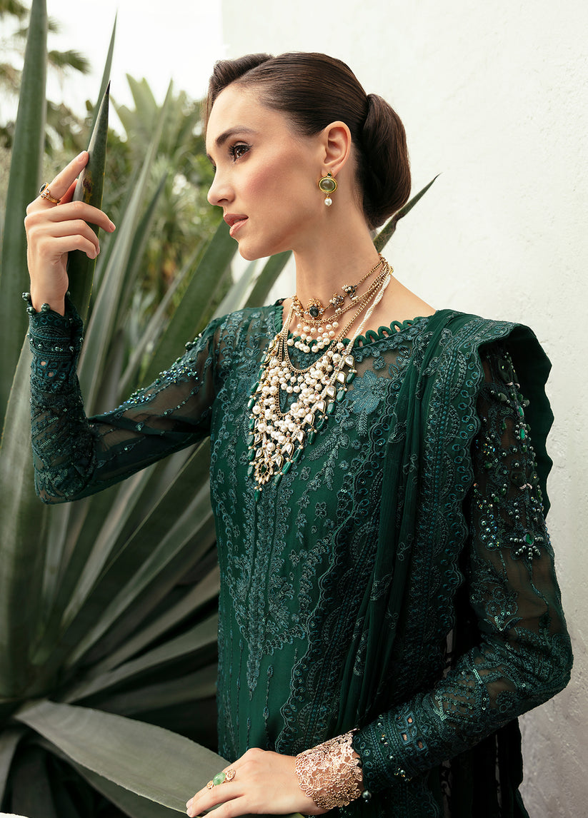 Gulaal | Embroidered Chiffon Eid Collection | CASSIA - Official Gulaal stockist in UK - Sakeena London