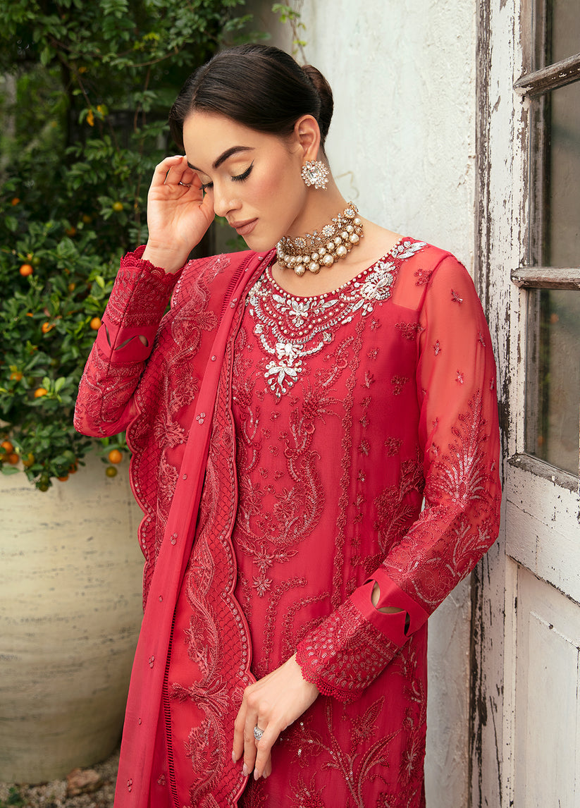 Gulaal | Embroidered Chiffon Eid Collection | ULMARIA - Official Gulaal stockist in UK - Sakeena London