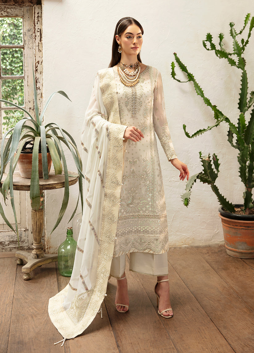 Gulaal | Embroidered Chiffon Eid Collection | ASTERIA - Official Gulaal stockist in UK - Sakeena London
