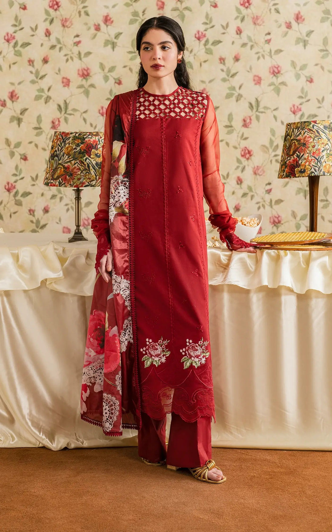 Asifa and Nabeel | Meraki Vintage 25 | Gulaal (MVL25-20) - Official Asifa and Nabeel stockist in UK - Sakeena London