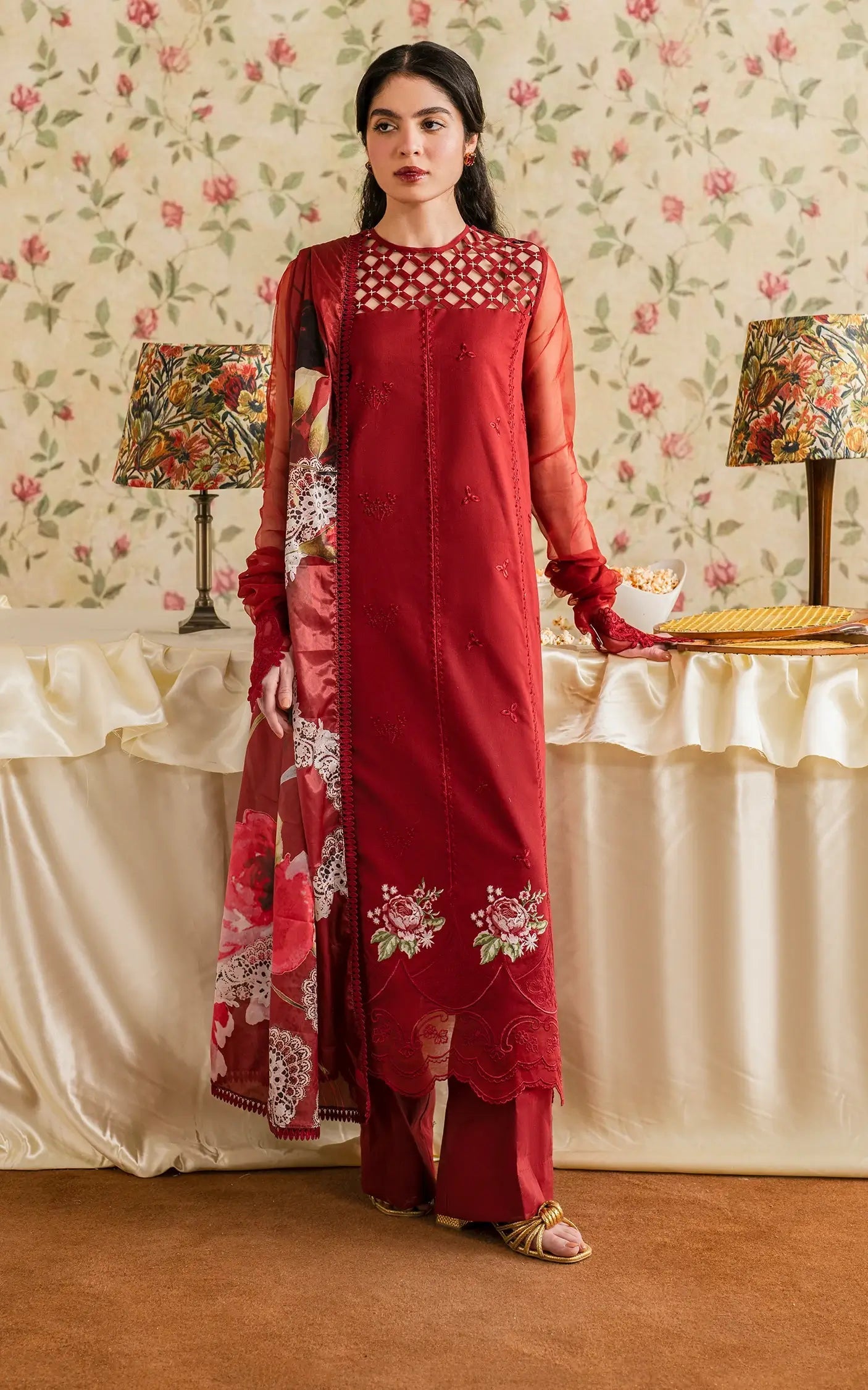 Asifa and Nabeel | Meraki Vintage 25 | Gulaal (MVL25-20) - Official Asifa and Nabeel stockist in UK - Sakeena London