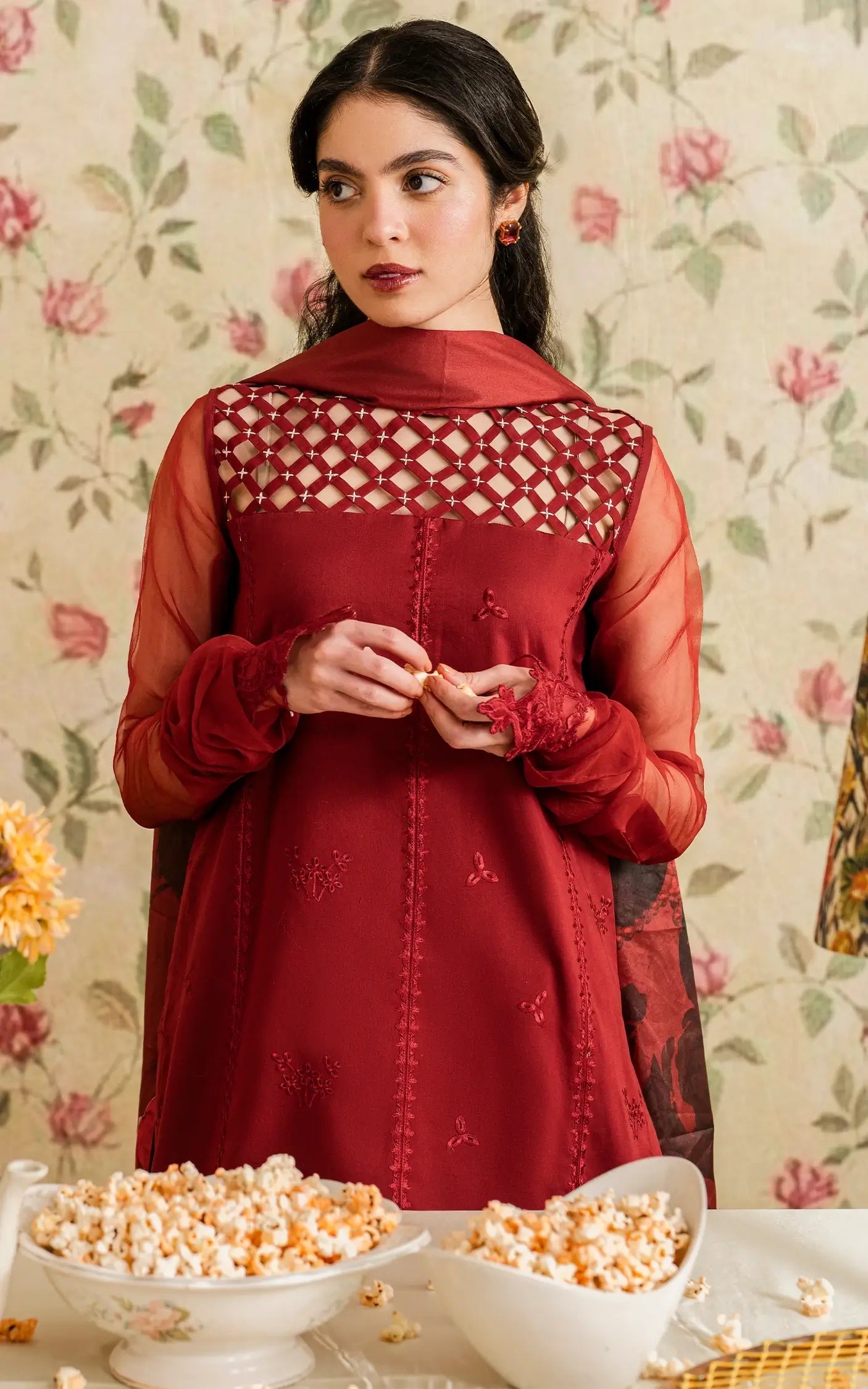 Asifa and Nabeel | Meraki Vintage 25 | Gulaal (MVL25-20) - Official Asifa and Nabeel stockist in UK - Sakeena London