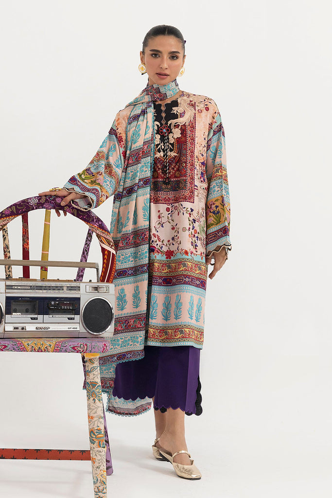Sana Safinaz | Mahay Winter 25 | H255-001A-3CY - Official Sana Safinaz stockist in UK - Sakeena London