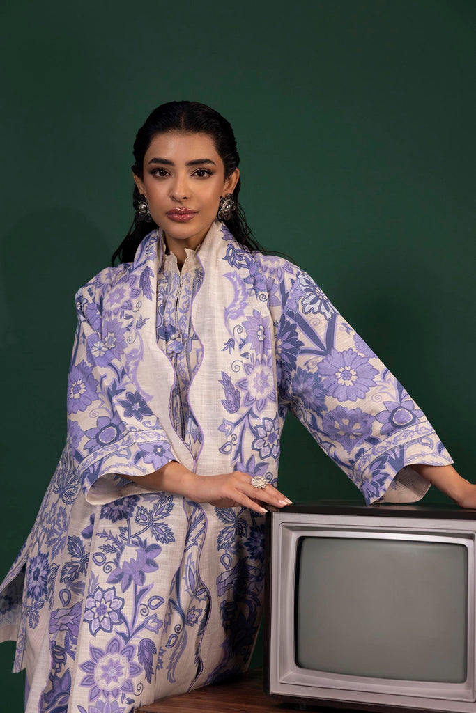 Sana Safinaz | Mahay Winter 25 | H255-002A-2BQ - Official Sana Safinaz stockist in UK - Sakeena London
