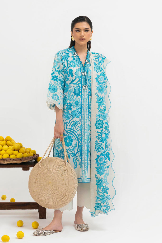 Sana Safinaz | Mahay Winter 25 | H255-002B-2BQ - Official Sana Safinaz stockist in UK - Sakeena London
