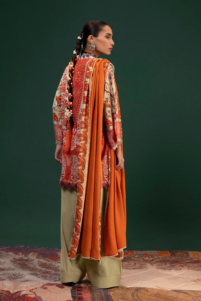 Sana Safinaz | Mahay Winter 25 | H255-003B-3CY - Official Sana Safinaz stockist in UK - Sakeena London