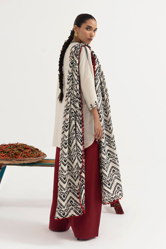 Sana Safinaz | Mahay Winter 25 | H255-004A-3CY - Official Sana Safinaz stockist in UK - Sakeena London