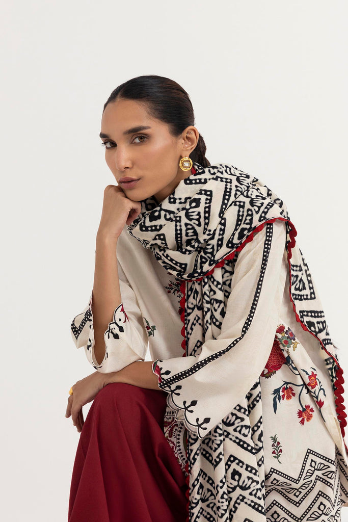 Sana Safinaz | Mahay Winter 25 | H255-004A-3CY - Official Sana Safinaz stockist in UK - Sakeena London
