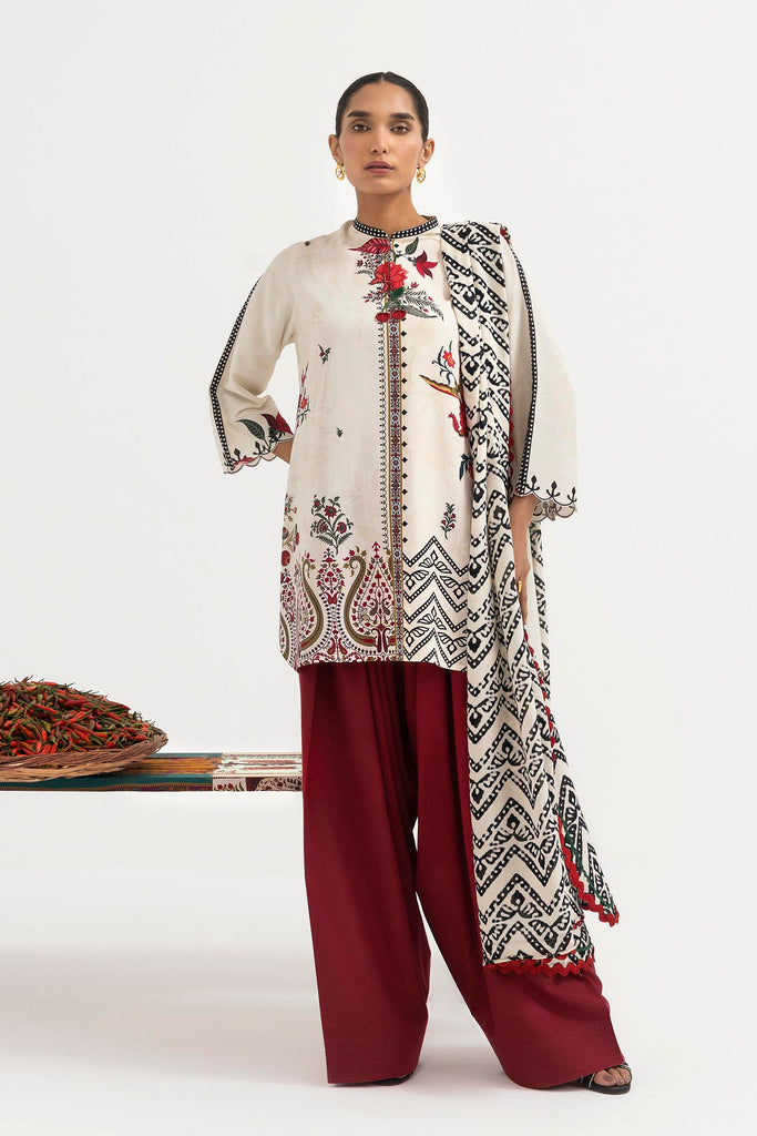 Sana Safinaz | Mahay Winter 25 | H255-004A-3CY - Official Sana Safinaz stockist in UK - Sakeena London