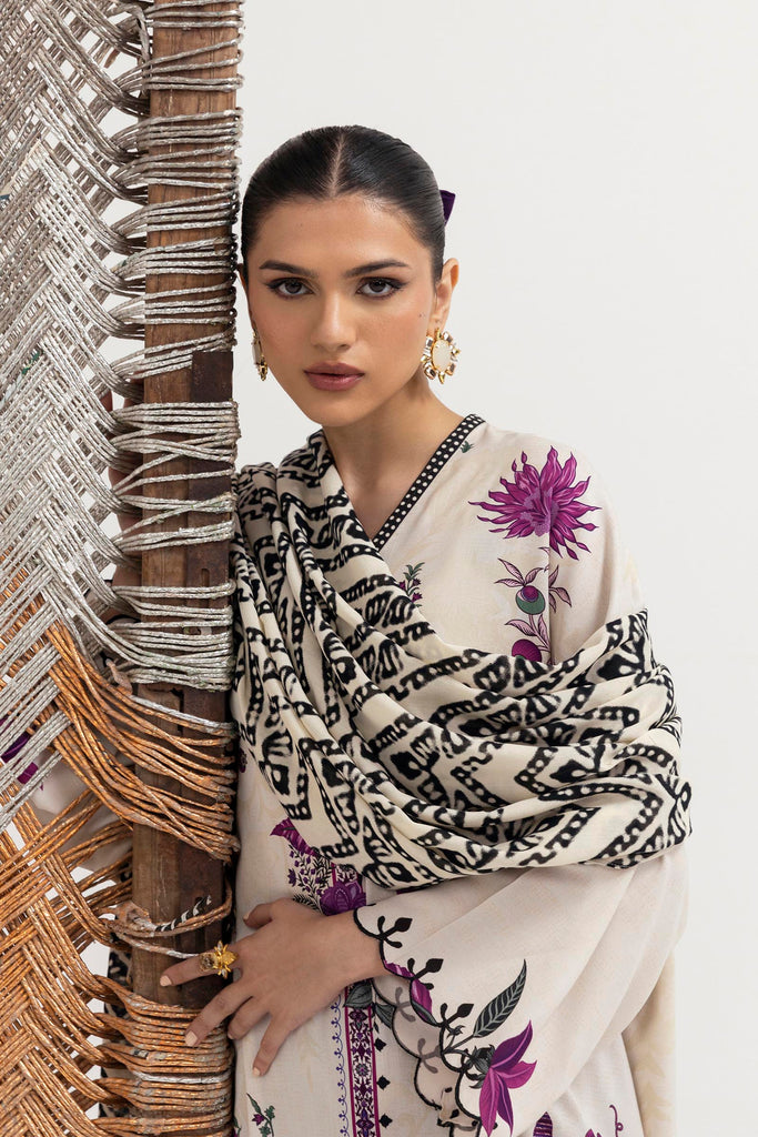Sana Safinaz | Mahay Winter 25 | H255-004B-3CY - Official Sana Safinaz stockist in UK - Sakeena London