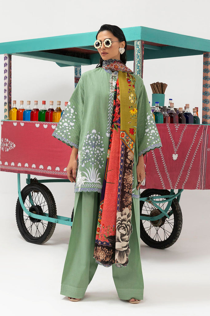 Sana Safinaz | Mahay Winter 25 | H255-006B-3CQ - Official Sana Safinaz stockist in UK - Sakeena London