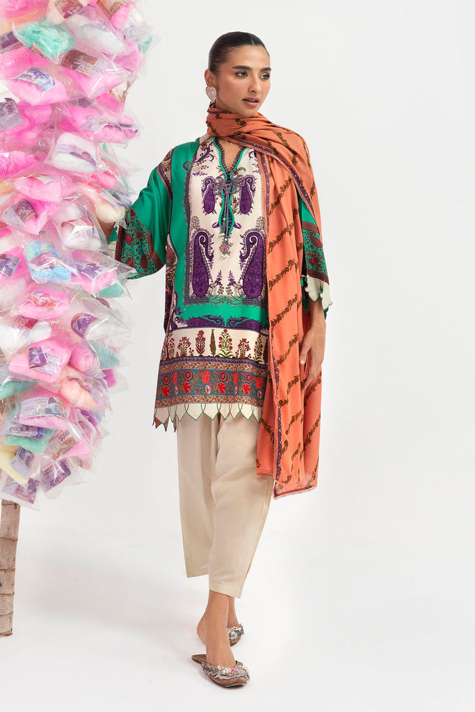 Sana Safinaz | Mahay Winter 25 | H255-007B-2DA - Official Sana Safinaz stockist in UK - Sakeena London