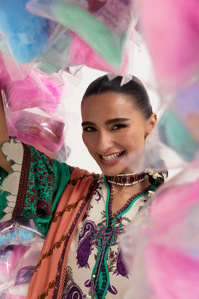 Sana Safinaz | Mahay Winter 25 | H255-007B-2DA - Official Sana Safinaz stockist in UK - Sakeena London