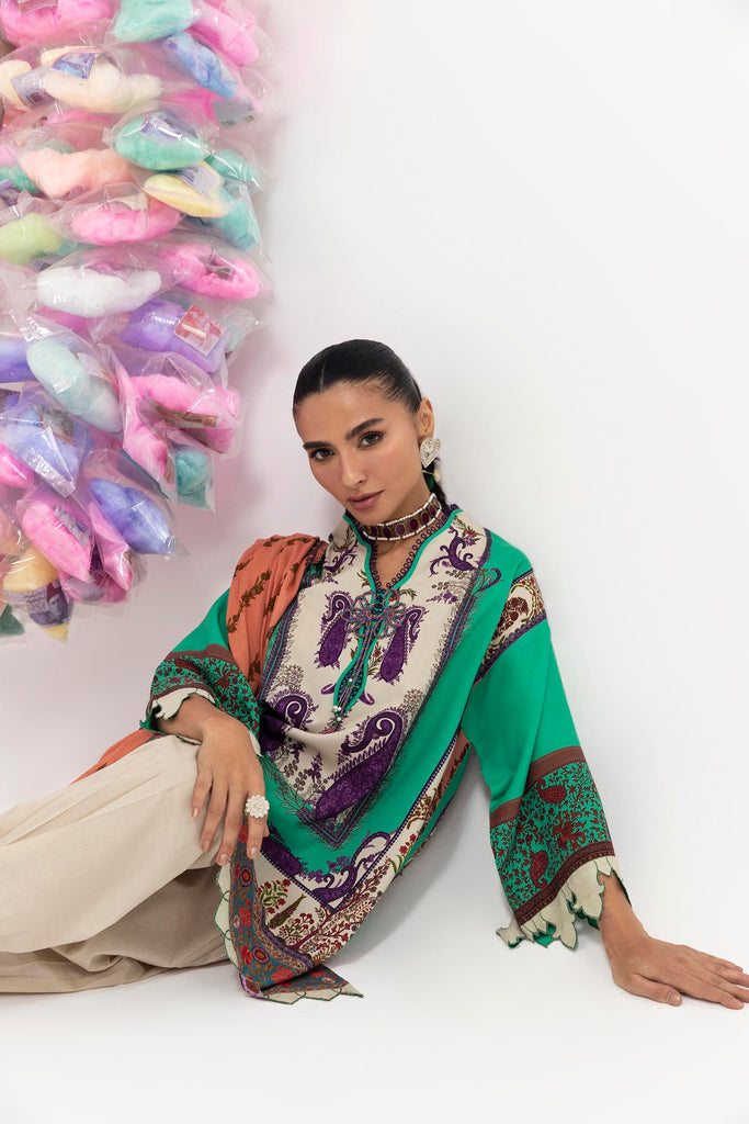 Sana Safinaz | Mahay Winter 25 | H255-007B-2DA - Official Sana Safinaz stockist in UK - Sakeena London