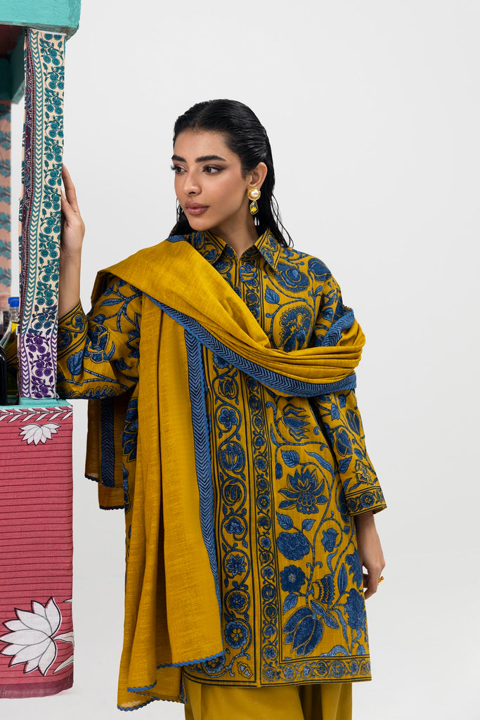 Sana Safinaz | Mahay Winter 25 |H255-008B-2Q - Official Sana Safinaz stockist in UK - Sakeena London