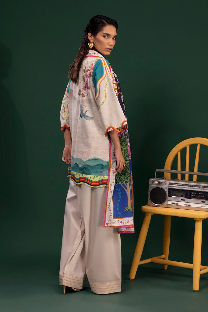 Sana Safinaz | Mahay Winter 25 | H255-010A-2Q - Official Sana Safinaz stockist in UK - Sakeena London